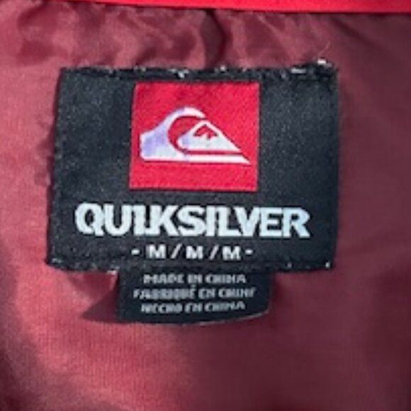 Quiksilver Plaid Overshirt M - Picture 3 of 10